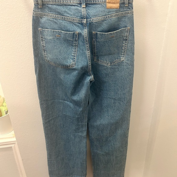 Zara high rise straight wide leg jeans - Picture 5 of 5